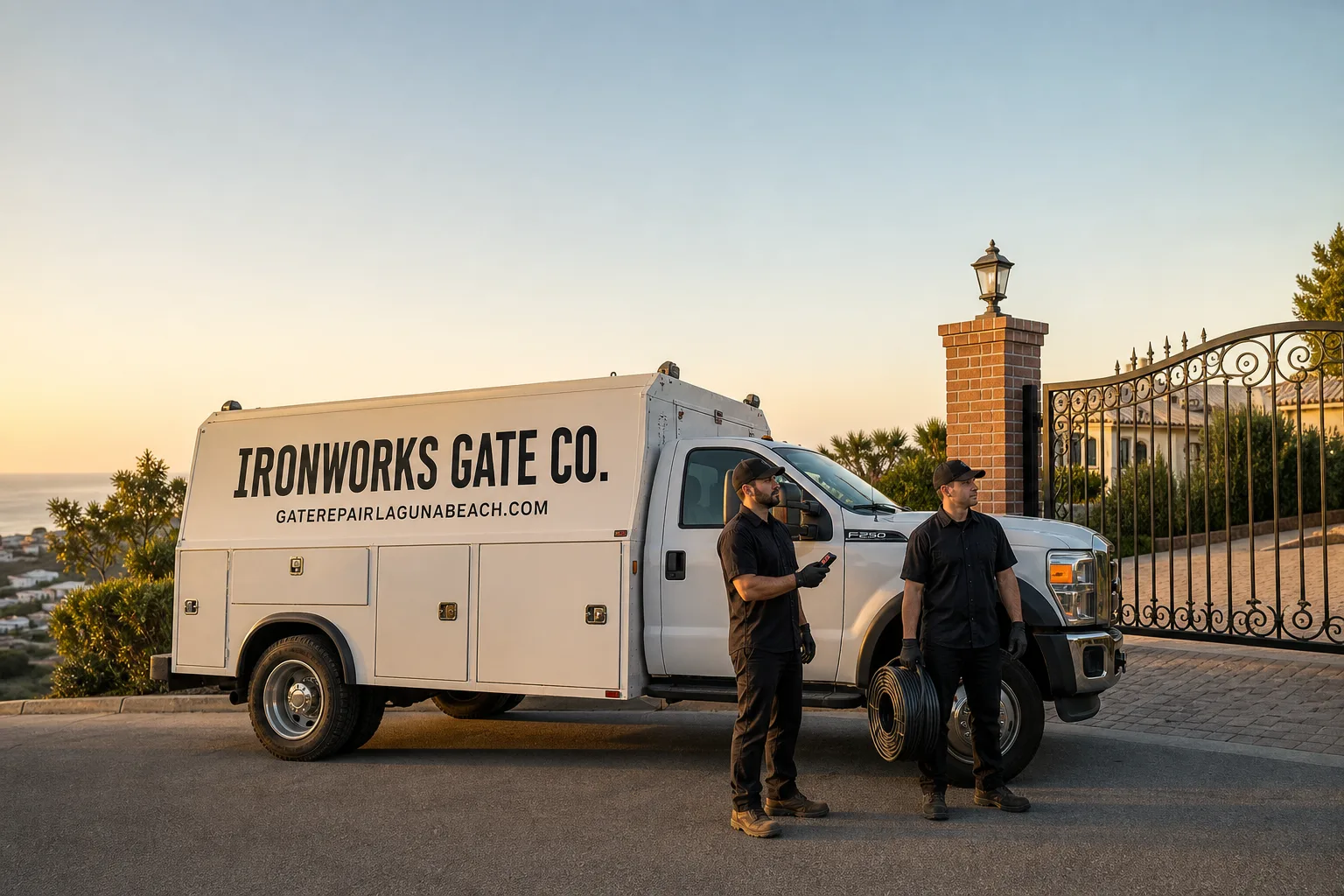 Gate Access Control in Laguna Beach, CA | Ironworks Gate Co.